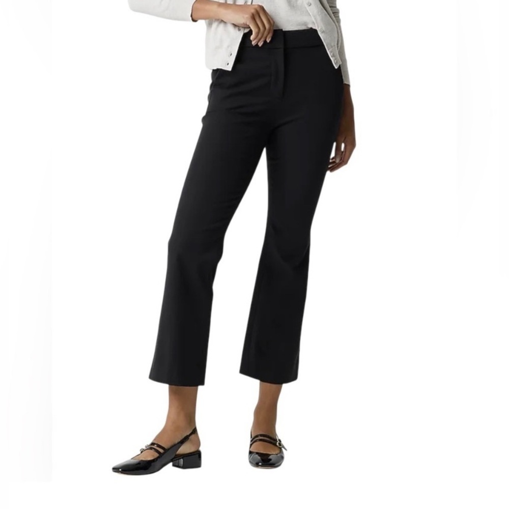 J. Crew Black Kelsey Flared Ankle Pant 14